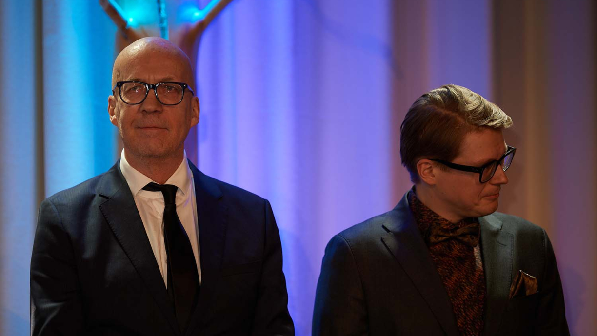 Q-teatterin Antti Hietala ja Juho Mantere.