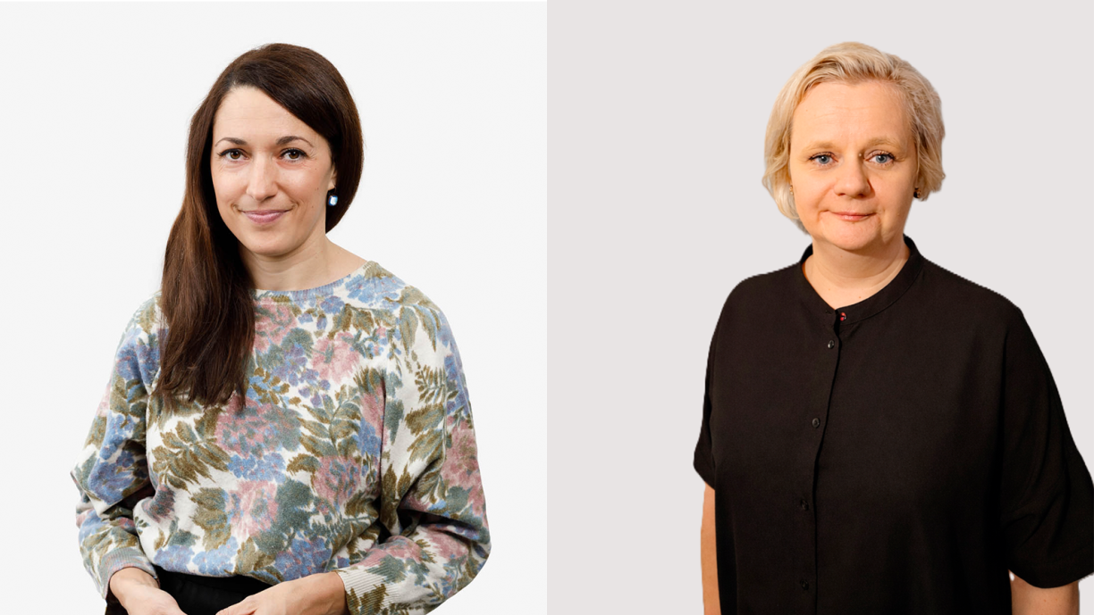 Lena Kingelin ja Niina Niemi-Nagy