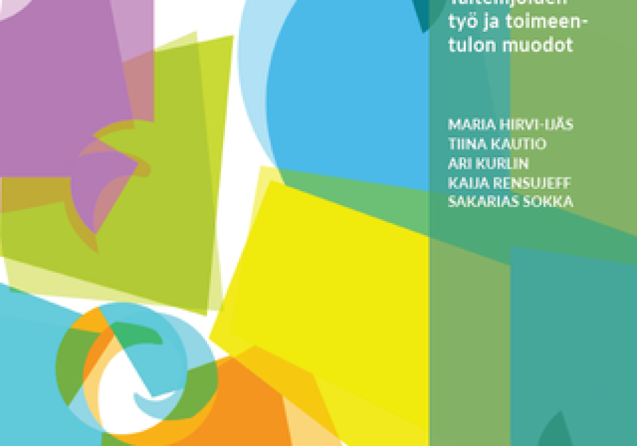 Kansikuva. Abstrakteja palapelimaisia väripintoja.