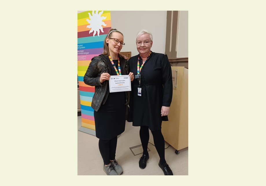 Sonja Lehtomäki ja Susanna Mahlanen