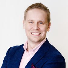 Heikki Korhosen kasvot.